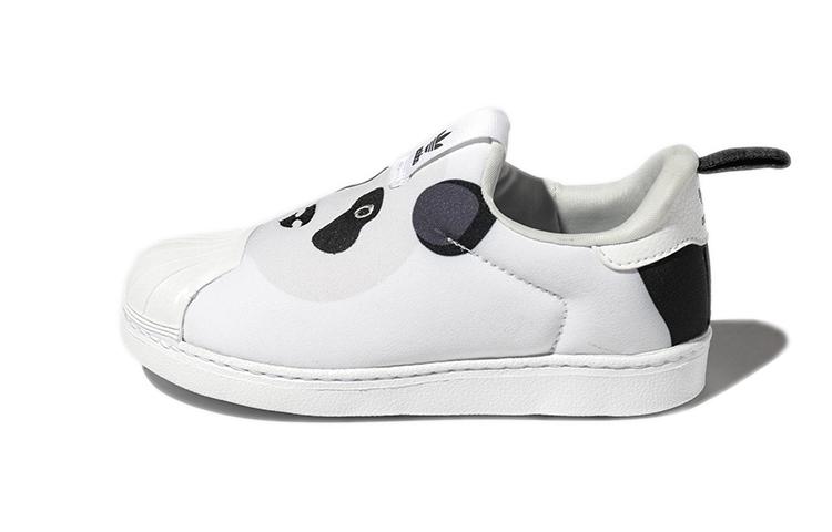 Adidas Originals SUPERSTAR 360 I Low top Skateboard Shoes White Black Infant And Toddler Q46175 23