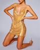 Sequined V-Neck Backless Sling Dress - 2025 Nightclub Hot Sale