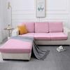 1pc Velvet Sofa Cushion Cover Stretch Washable Removable Slipcover Plush Living Room Seat Cover Solid