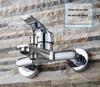 Hot and Cold Three-Piece Concealed Bathtub Shower Mixer Faucet
