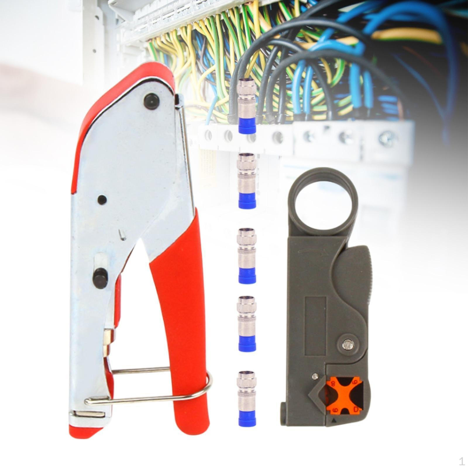 

Инструмент для обжима коаксиального кабеля, коаксиальный резак, комплект для обжима коаксиального кабеля Style A