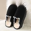 Foreign Trade Large Size Northeast Warm Mao Mao Mop 2024 Autumn and Winter Explosion Thick Bottom Non-slip Velvet Warm Snow Boots Women