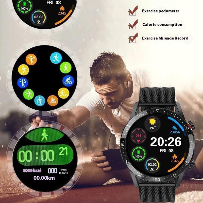 New High-end Smart Watch Can Answer the Phone Exercise Heart Rate and Blood Pressure Monitoring Bracelet Multifunctional Bluetooth Men's Watch