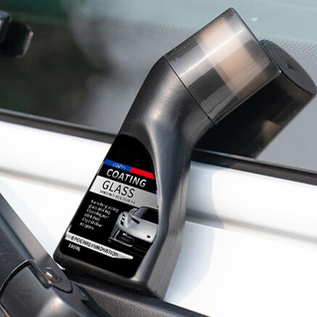 Hydrophobic Windshield Coating 100ml Sponge Brush Cleaner Car Windshield Anti Fog Spray Clear Vision Cleaning Window Mirror