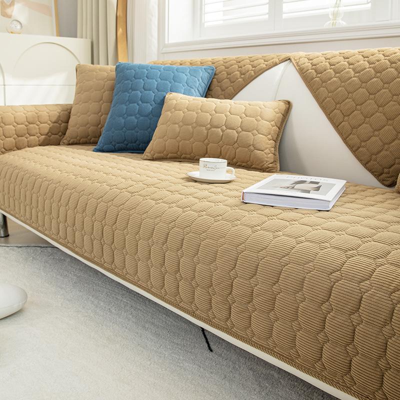 Sofa Cushion Winter Non-Slip Thickened Plush Sofa Cover Autumn And Winter Universal Sofa Cover Seat Cushion Export