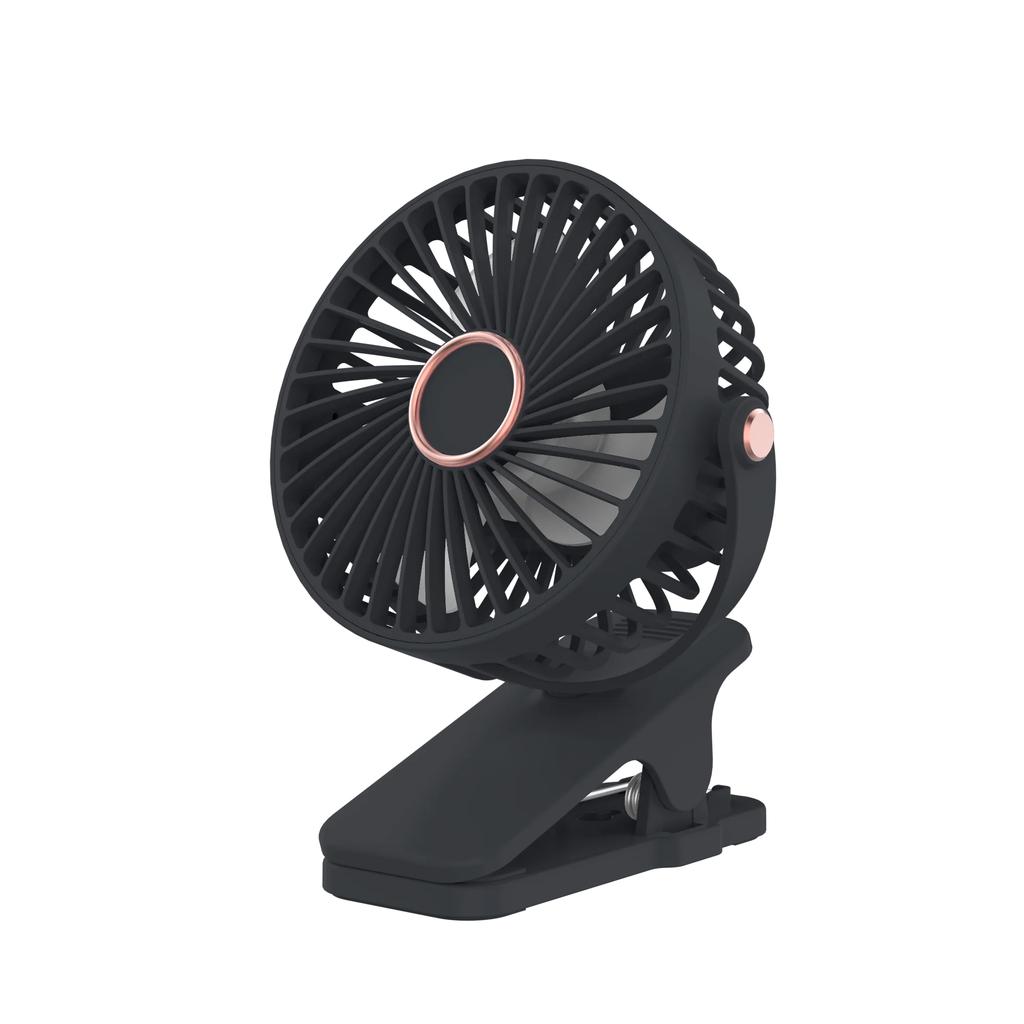 Portable USB Mini Handheld Clip Fan Convenient And Ultra-quiet Electric Fan Rechargeable Student Cute Small Cooling Ventilador