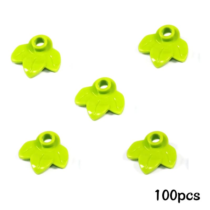 Non-Toxic Moc Building Blocks Plant Bush Tree Flower Grass Diy Buildingparts Creative Bricks 2417 2423 4727 6255 30176 33291 32607 Toys