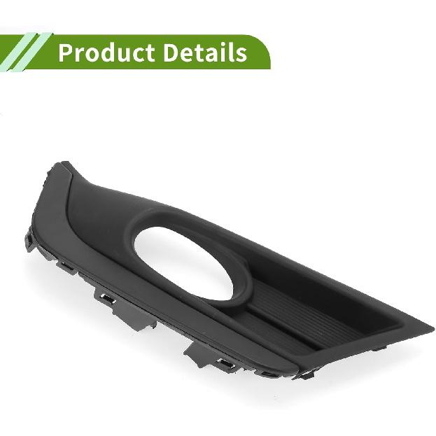 No.71106TLYH11 Fog Light Grill for Honda CRV 2016-2019 Black Front Right Front Lower Bumper Fog Light Cover Inserts ABS 1 Pc