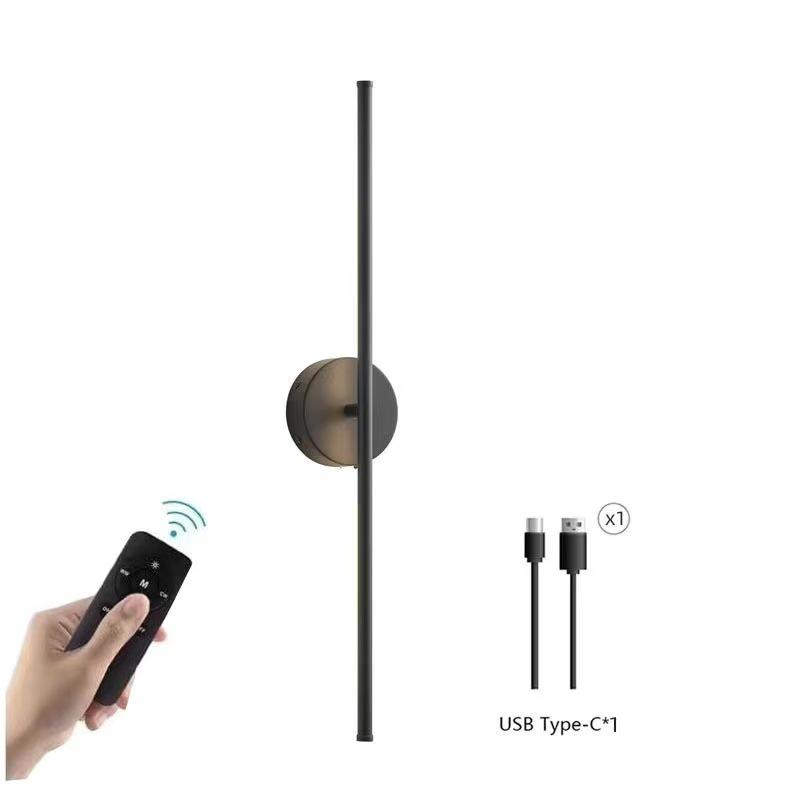Wireless Rechargeable Magnetic Wall Lamp for Living Room or Bedroom Atmosphere