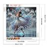 5D DIY Partial Special Shaped Drill Diamond Painting Kit Girl Decoration 30x30cm