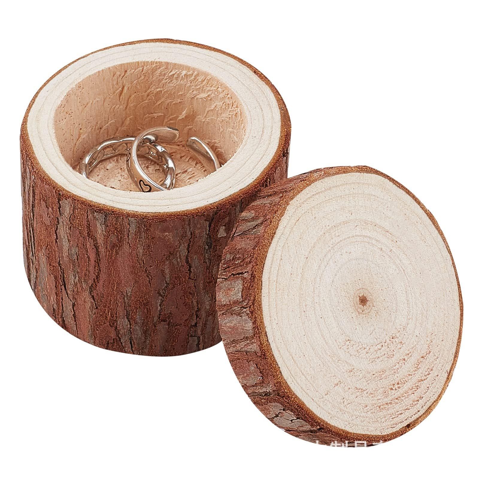 

Коробка для колец, деревянная коробка для хранения колец, деревянная коробка для хранения свадебных колец, подходит для украшения на День святого Валентина, подарка на годовщину помолвки