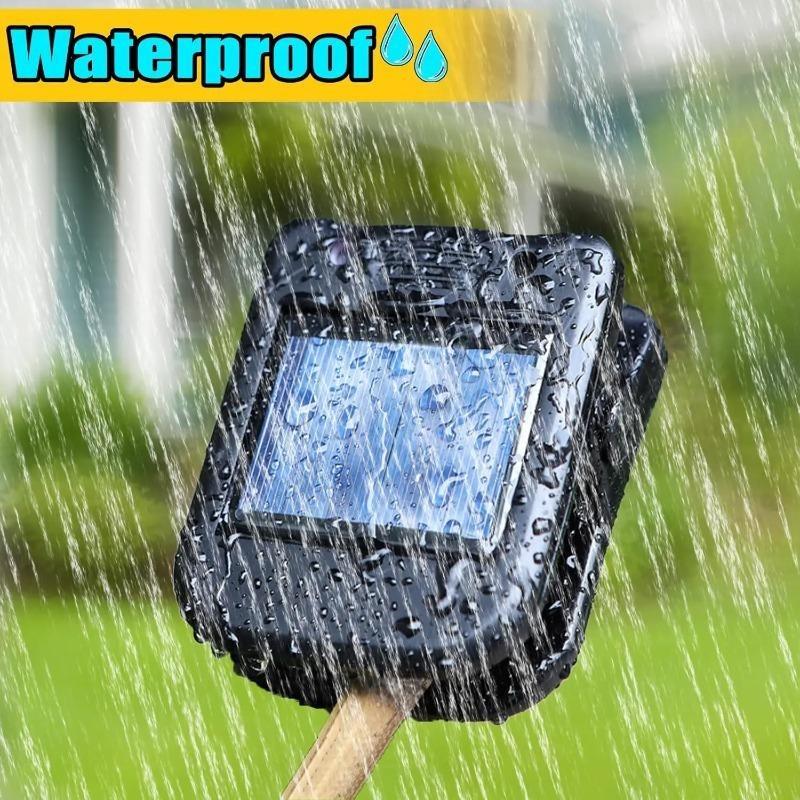 Solar Clip LED Light Motion Sensor Outdoor Wall Lamp Waterproof for Garden Patio Pathway Solar Charging Portable Lighting for Camping & Emergency Use