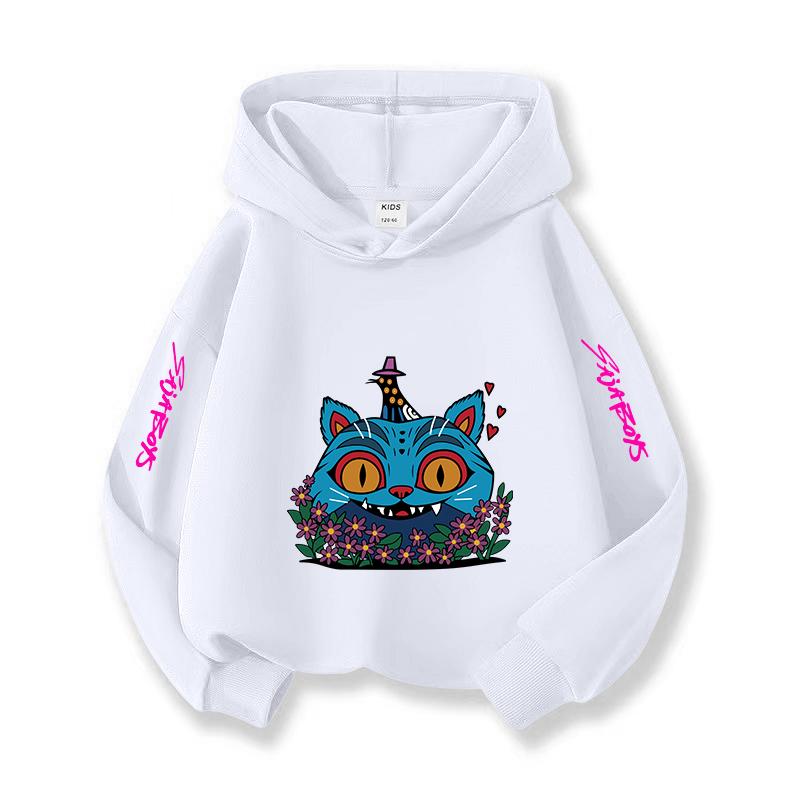 2025 Popular Kpop Christmas Casual Children's Hooded Sweatshirt Korean Wave Style Limited Edition Witch Hunting Fan Essential Girl Top
