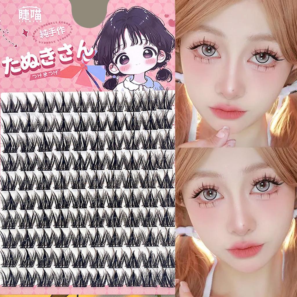 Daily Wispy Fluffy Lash Extension 3D Effect Individual Natural Lashes for Beginner & Proficients Friendly