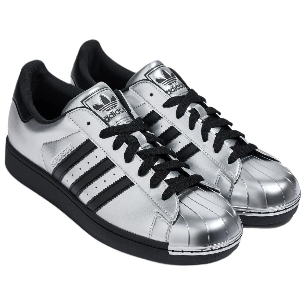 Adidas Superstar 2 Metallic Silver Black Unisex Sneakers KI9988