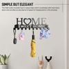 Carbon Steel HOME Creative Key Holder Wall Mount Rack with 10 Hooks Storage Organizer