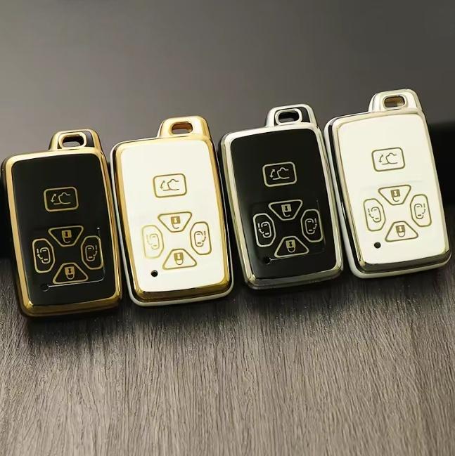 3/4/5 Buttons Remote Car Key Case Cover Fob Smart Card Shell for Toyota Avalon Camry Highlander Crown Corolla Car Accessories