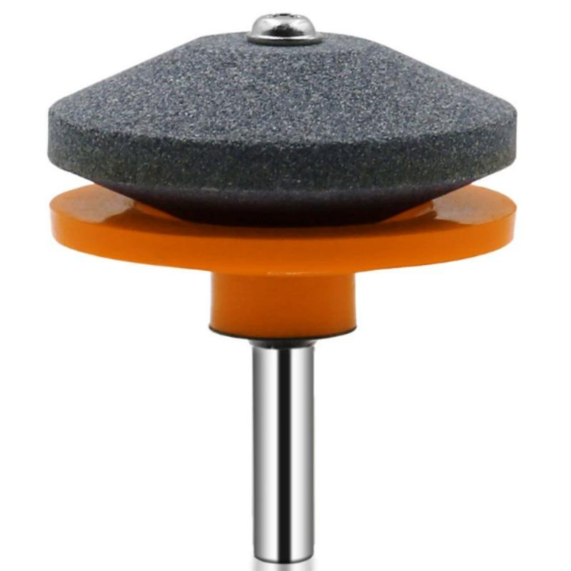 Electric Lawn Mower Sharpener Wear-Resistant Grinding Head Whetstone Sander for Home Garden Tool Maintenance