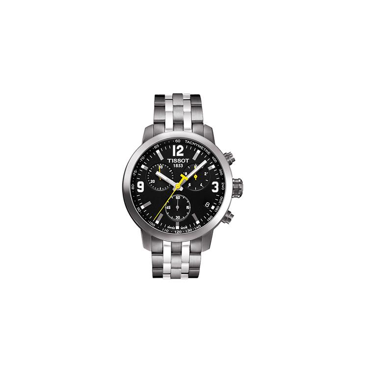 

TISSOT Galloping Chase Collection Quartz Movement Men s Watches Watch 41mm*42mm Black Dial Stainless Steel Case T055.417.11.057.00 Gray