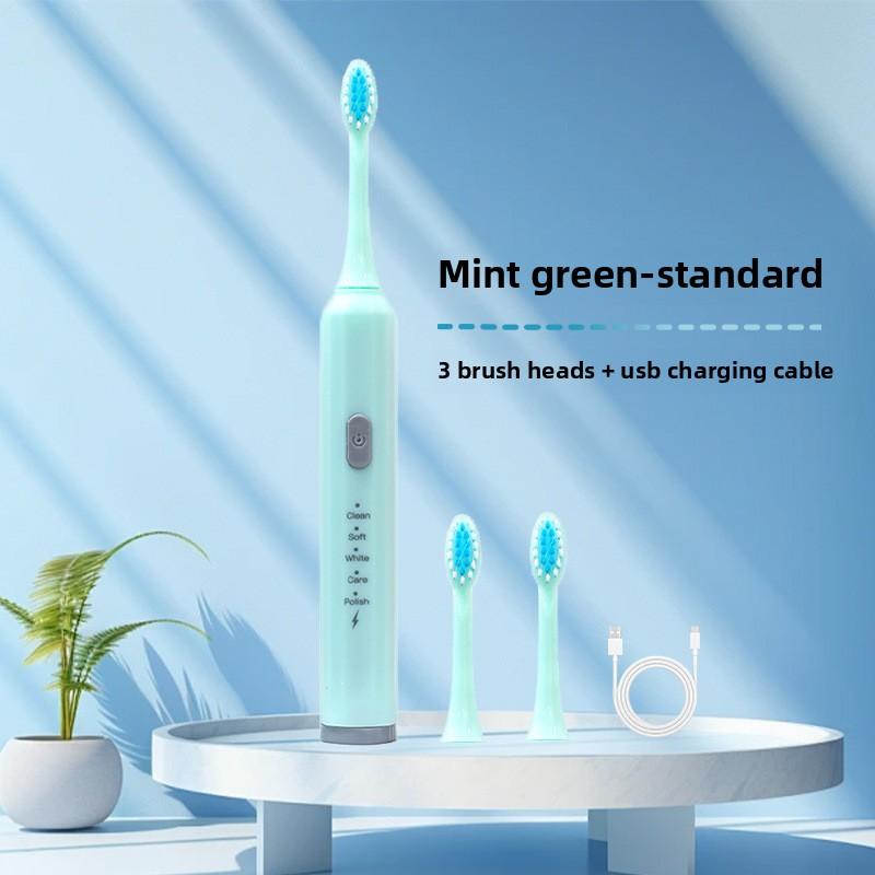 

Электрическая зубная щетка с мягкой щетиной, аккумуляторная электрическая зубная щетка Weston, модель для взрослых, семейный набор, электрическая зубная щетка.