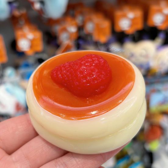 Cake Squeeze Toy Stress Relief Blueberry Strawberry Cake Pinch Toy Focus Aid