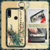 Shockproof Wrist Strap Phone Case For UMIDIGI Power Elderly Lady Protective Soft Case Kickstand Chinese Style Lanyard