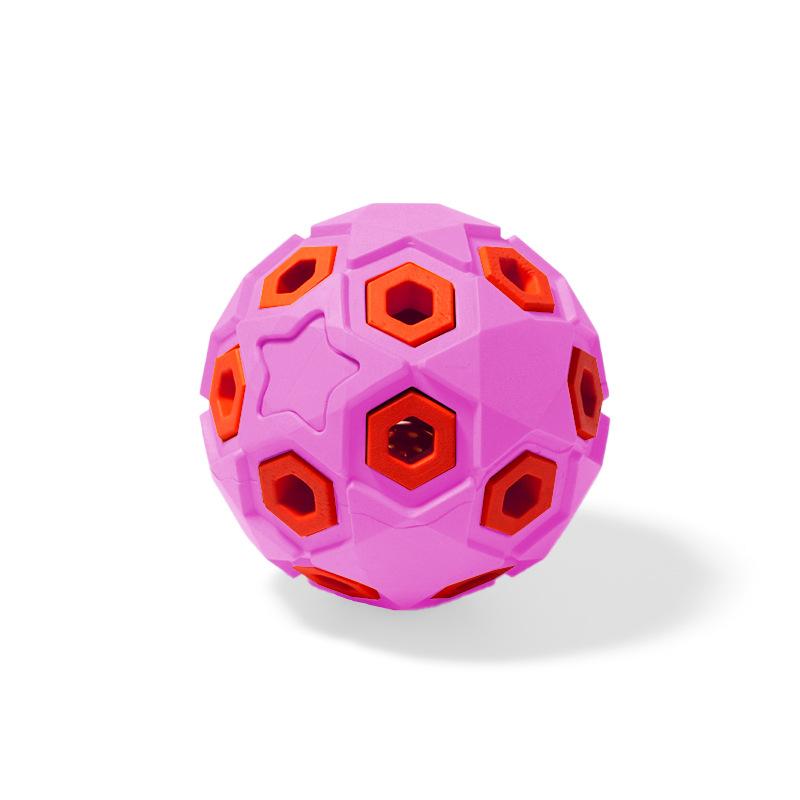 Natural Rubber Teeth Grinding and Cleaning, Glowing Toy Ball, Interactive Training, Self-entertainment and Boredom Dog Toy