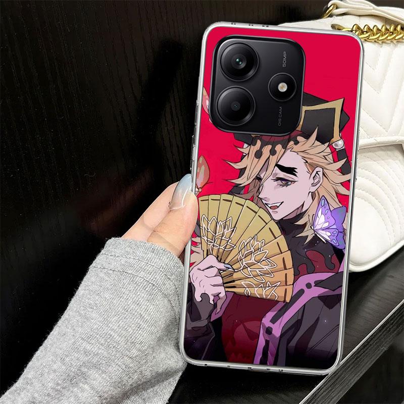 Demon Slayer Douma Case for Xiaomi Redmi Note 14 13 12 11 Pro Plus Phone Cover 14S 12S 11S 11E 11T 10S 10 9S 9 Silicone Funda