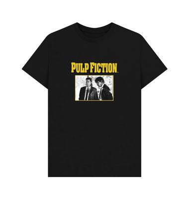 PREMIUM OFFICIAL Pulp Fiction Pulp Fiction Scenes Black Unisex T-Shirt