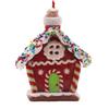 Festive Gatherings Christmas House Pendant Festive Ornament Charming Clay House Ornament 8*8*8cm Delightful Addition