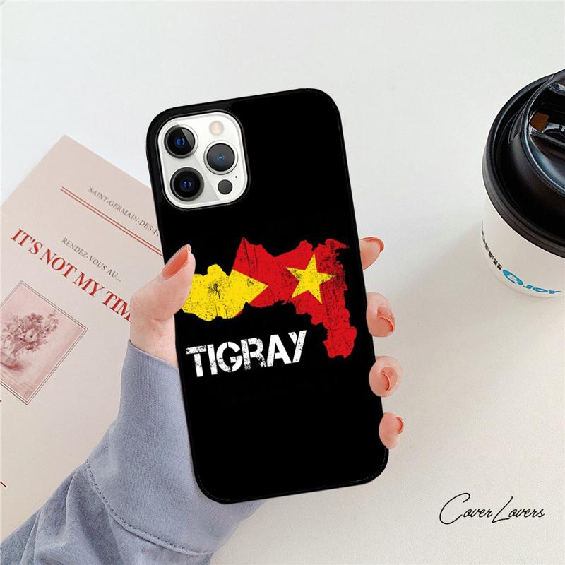 Tigray Flag Phone Case For Apple iPhone 17 Air 11 Pro Max Plus Coque For iPhone 17 Air 14 15 16 13 12 Max Cover