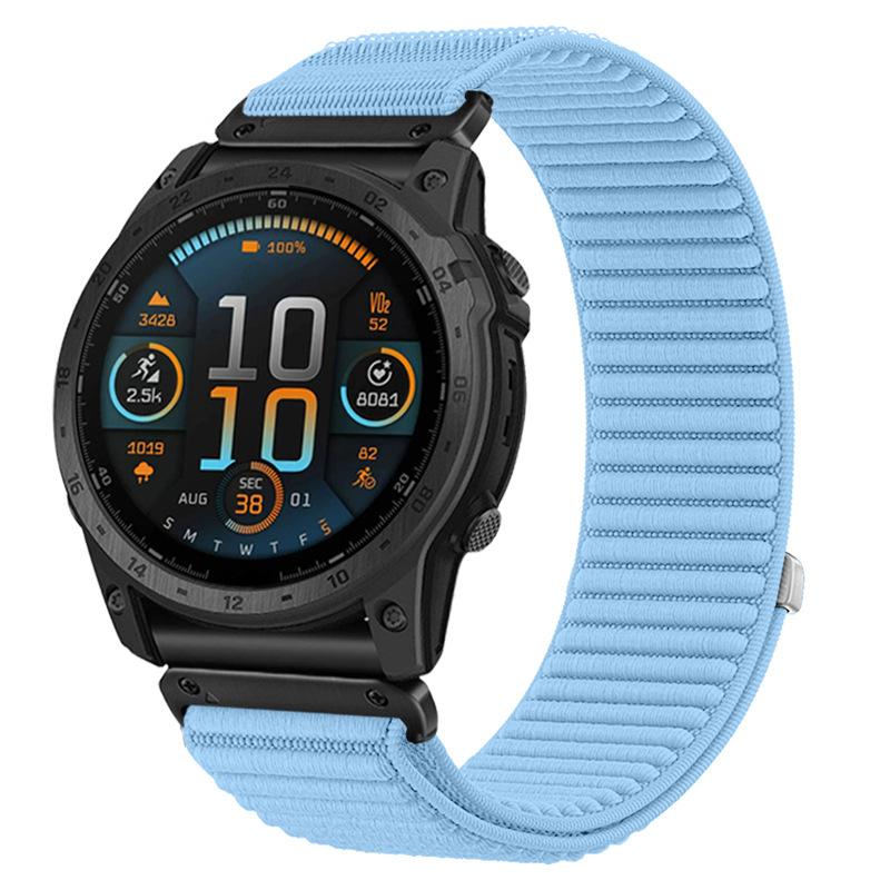 Cinturino in Nylon a Ciclo 20 22 26mm per Garmin Fenix 8 Enduro 3 2 Fenix E Cinturino Quick Fit Accessorio per Orologio Garmin Fenix 7X/6X/5X