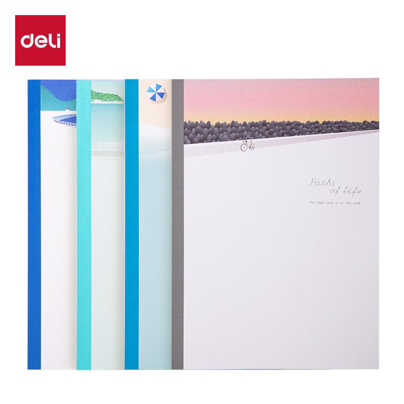 Deli A5 Thick Soft Notebook, Wireless Binding - Perfect Practice Book for Students