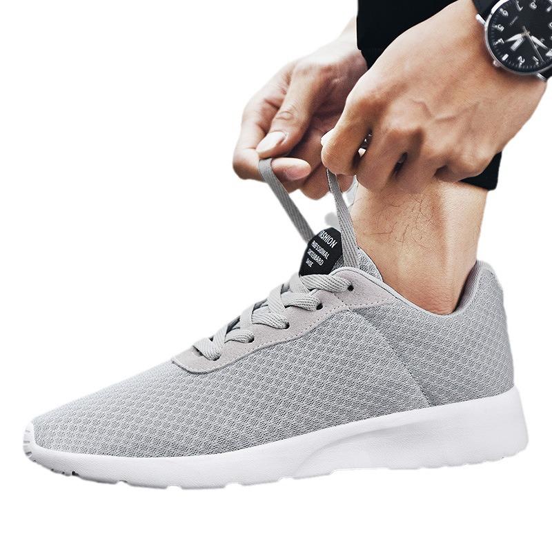 Men's Mesh Casual Running Shoes - Spring & Autumn Style, Low-Top, Plus Size Available