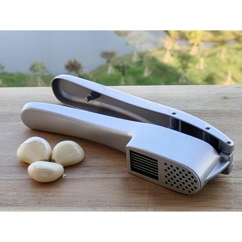 1pc Garlic Slices and Garlic Mash 2-in-1 Garlic Press Multi Functional Household Garlic Masher Kitchen Small Tool