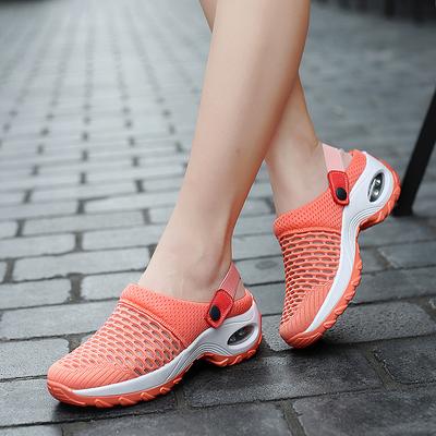Women Shoes Summer Breathable Mesh Hole Sandals Tide Casual Women Shoes Hollow Slippers Air Cushion Shoes