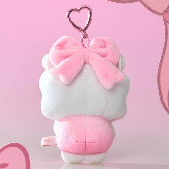 BT21 minini RIBBONED U Edition I LOVE YOU Message Book Plush Key Ring
