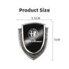 Hub Caps Car Metal Shield Emblem Car Side Fender Body Trunk Badge Sticker For Alfa Romeo Giulietta 159 Mito Giulia Stelvio 147 A CVR1