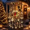 Ornament Birou Acasă Cămin Clopoței de Vânt Acrilici Realizați Manual pentru Decorare Fereastră de Crăciun Ornamente Festive Agățate Grădină Curte Perete Interior Exterior,