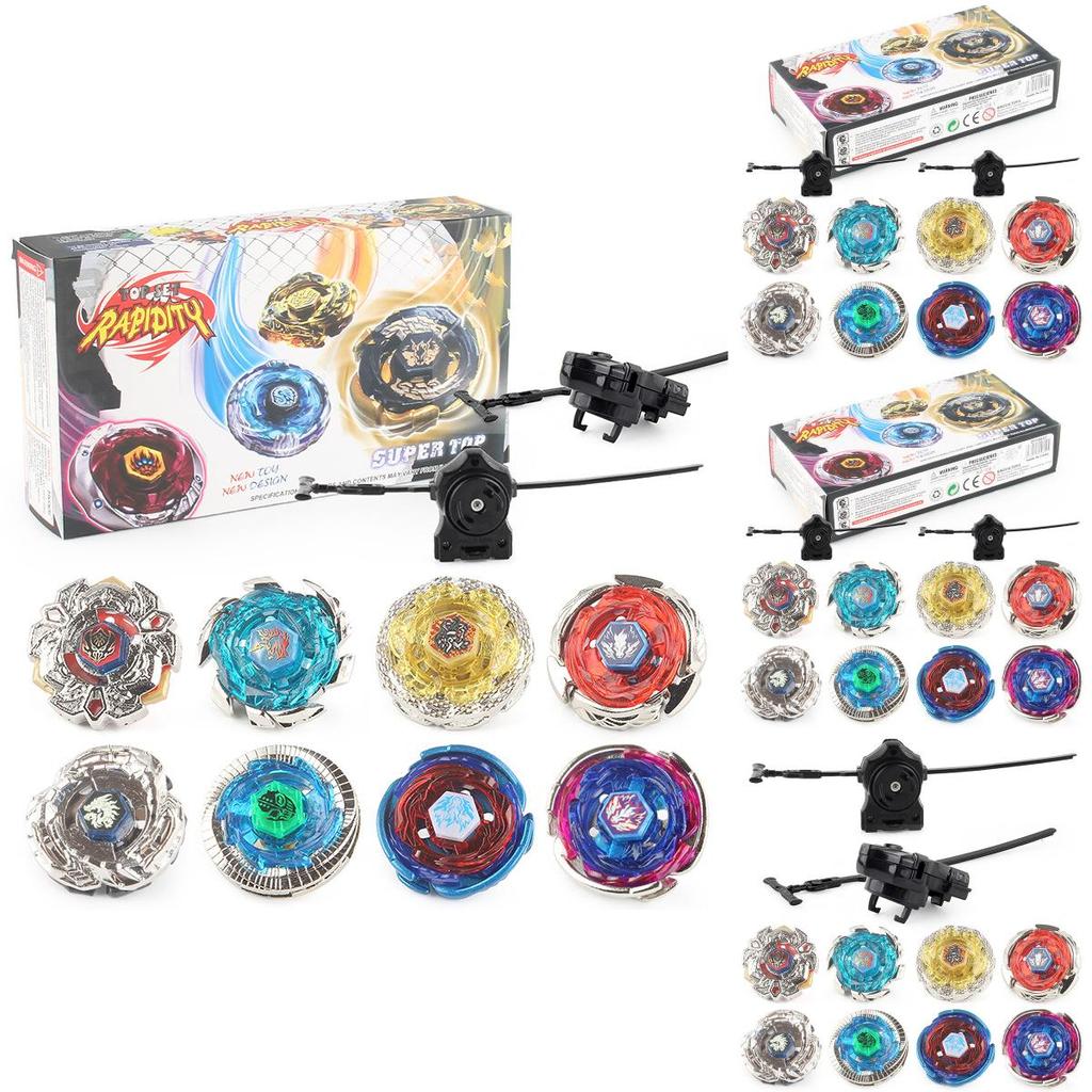 10 Deluxe Piece Constellation Alloy Spinning Top Set With Unique Burst Features Battle