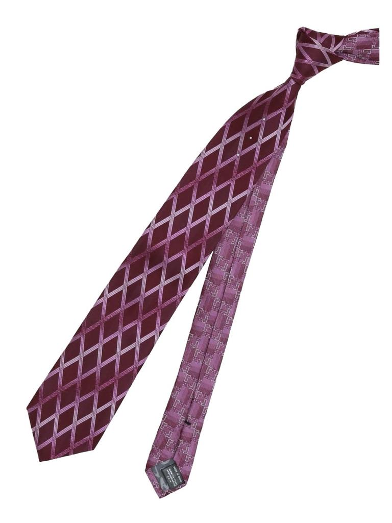 Renoma Silk Panel Pattern Narrow Tie Chief Set s dárkovým pouzdrem kravata 110304913320433 Víno 110304913320433149999 Velikost zdarma [Takakyu] 100% &