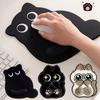 Big-eyed Cat Mouse Pad Non-Slip Comfortable Wrist Rest Typing Pad Soft Dirt-resistant Ergonomic Mouse Pad For Computer Office