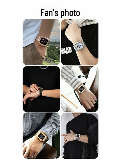 Compatible Audemars Piguet Mod Kit for Apple Watch S9 Case with 41/44/45mm iWatch S7/8/9 Protection