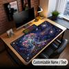 Tree of Life Theme Custom Mouse Pad Personalized With Name Text Customized Desk Mat For Office Home Decor