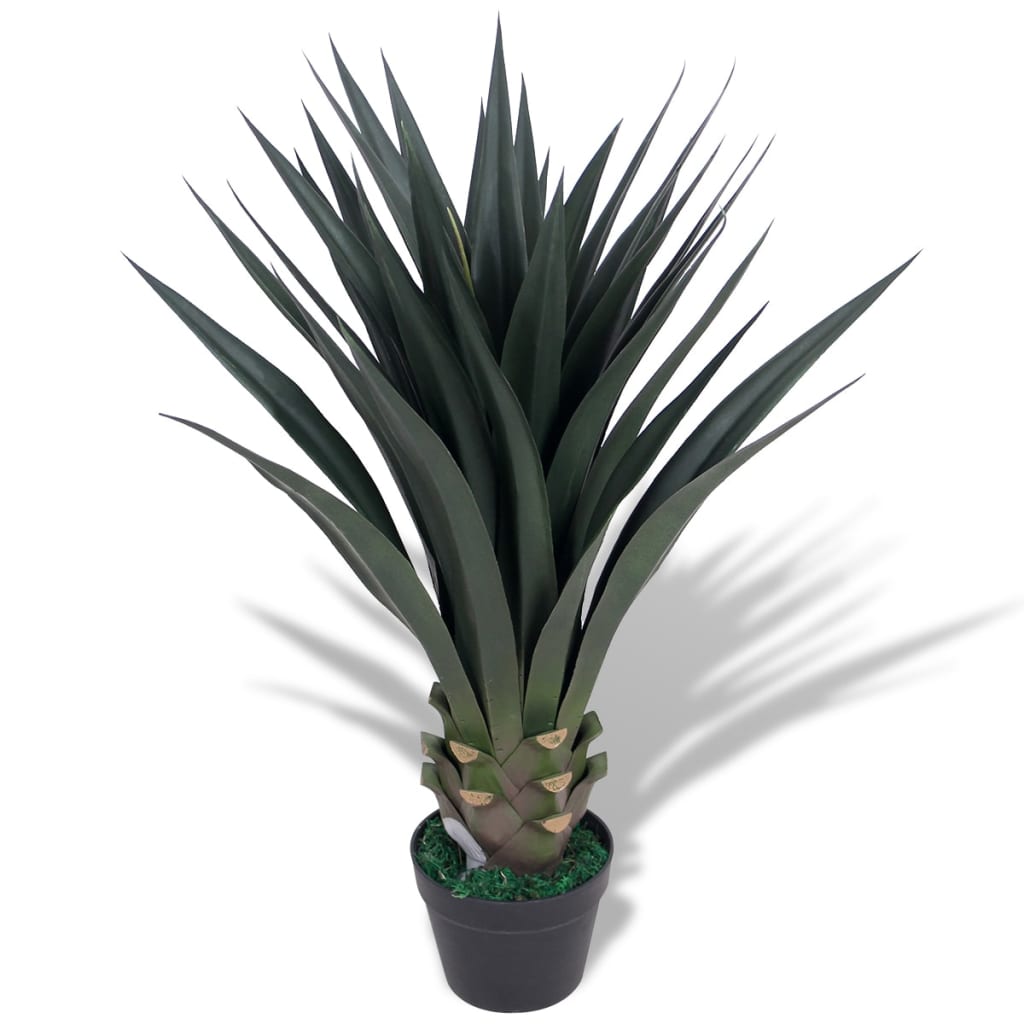 vidaXL Künstliche Yucca-Pflanze mit Topf 85 cm Grün grün