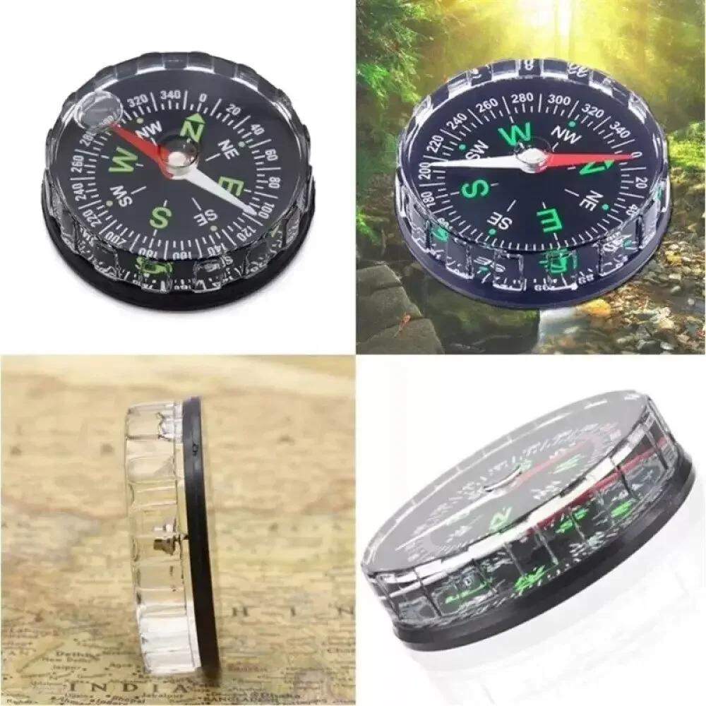 1pc Compass Mini Outdoor Compass Navigation Compass Camping Hiking Bags Compasses For Camping & Hiking