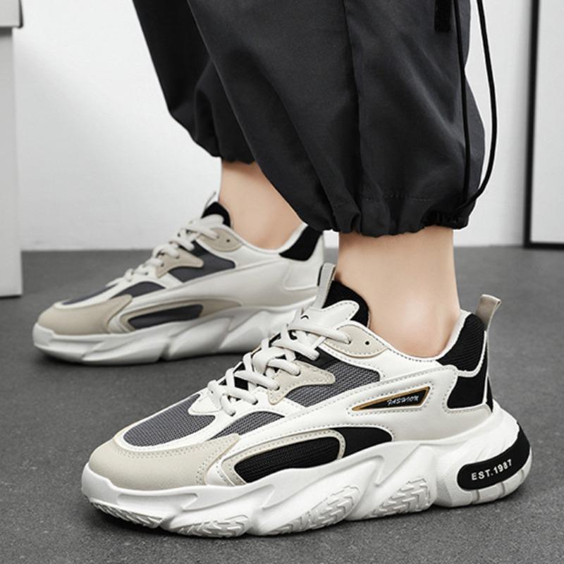 Pánské tenisky na platformě, módní letní trendy, vysoce kvalitní síťované prodyšné běžecké boty, tenisové boty, módní všestranné ležérní boty