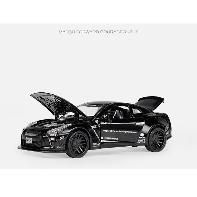Nissan GTR Sports Car Model Die-cast Vehicle Gifts for Children