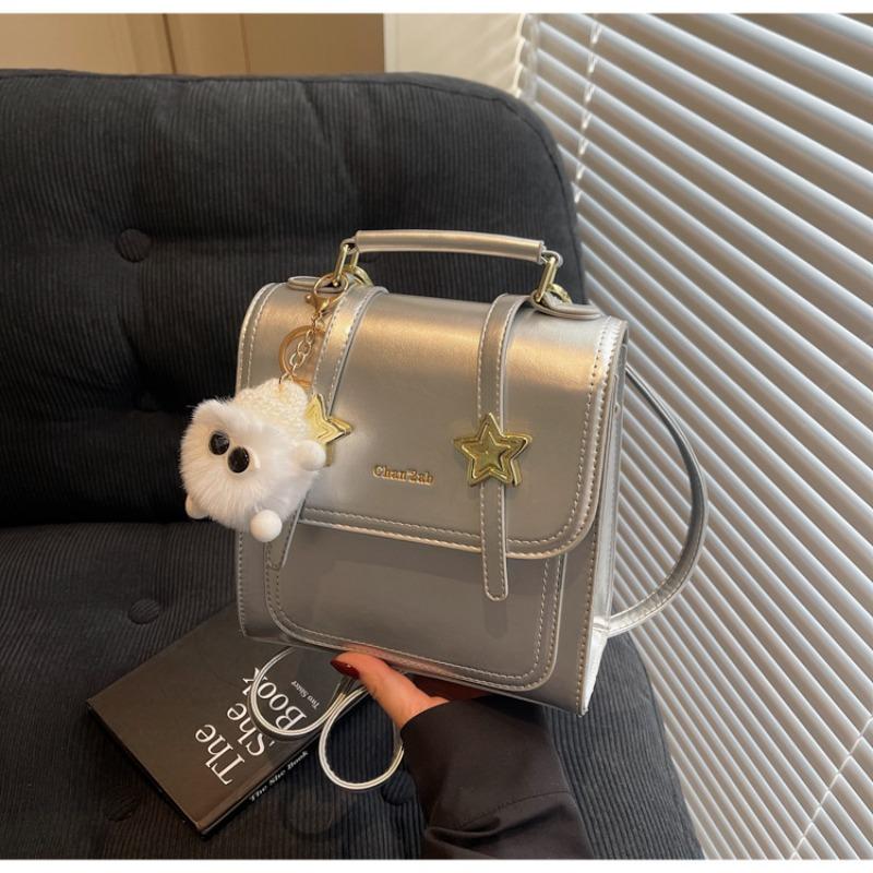 Premium texture women's new popular fashion commuter schoolbag college student hand carry small backpack backpack