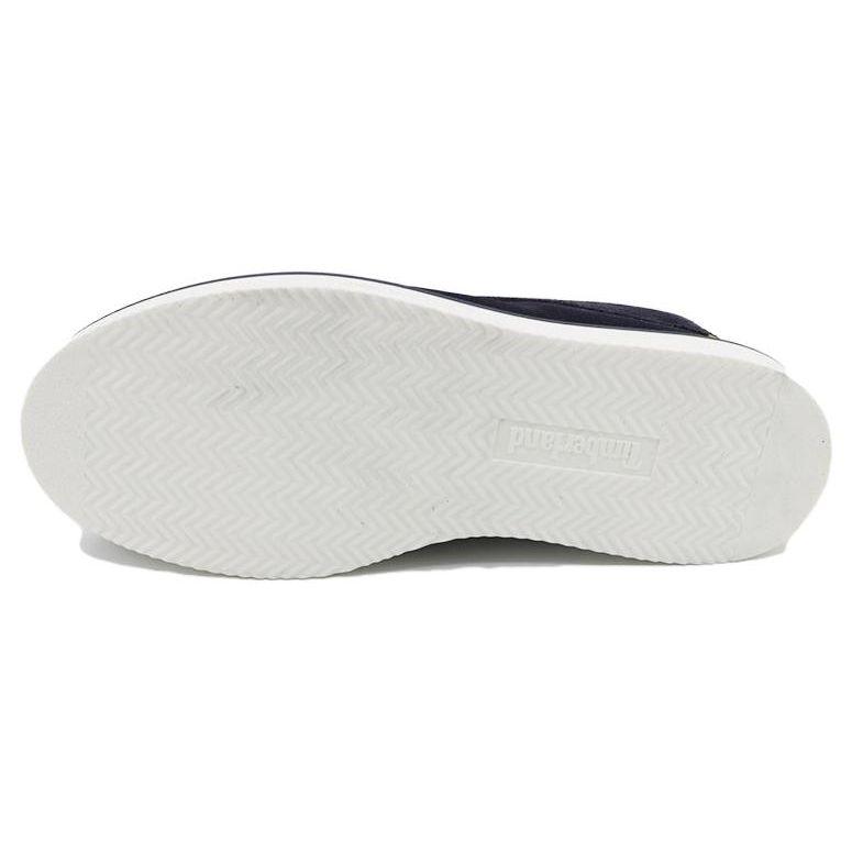 Timberland Leather And Synthetic Casual Slip-On Shoes Men Sneakers Black A5RDZ